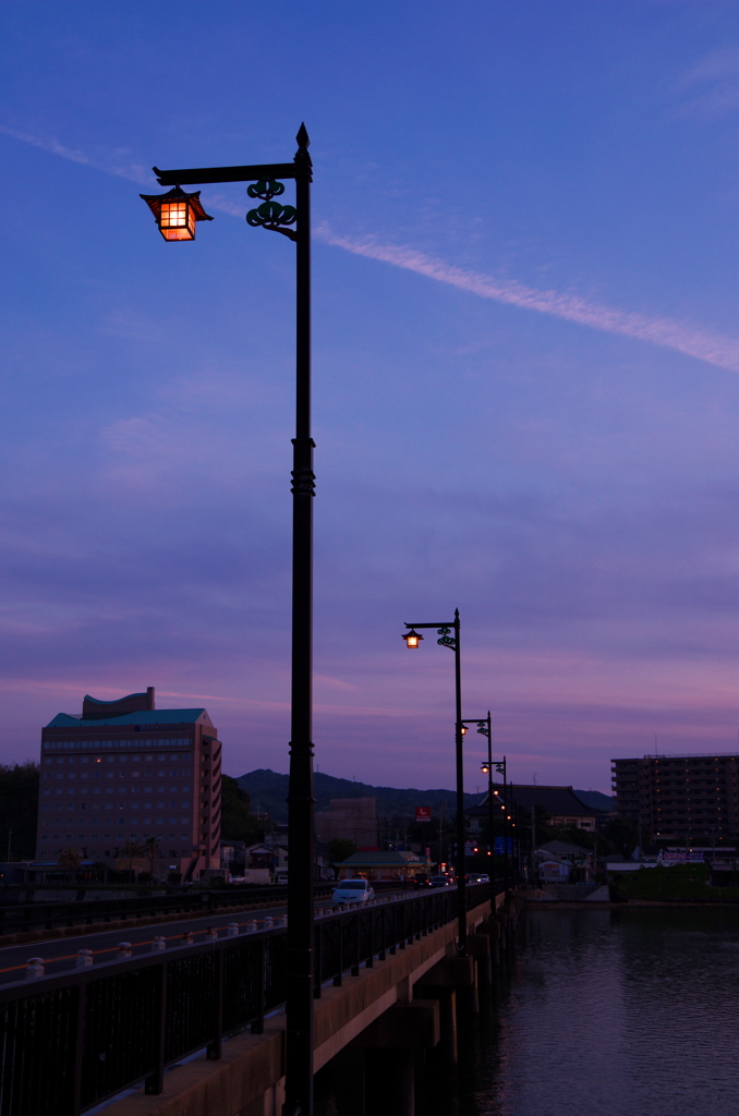 松浦橋の夕暮れ