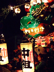 唐津曳山（青獅子）