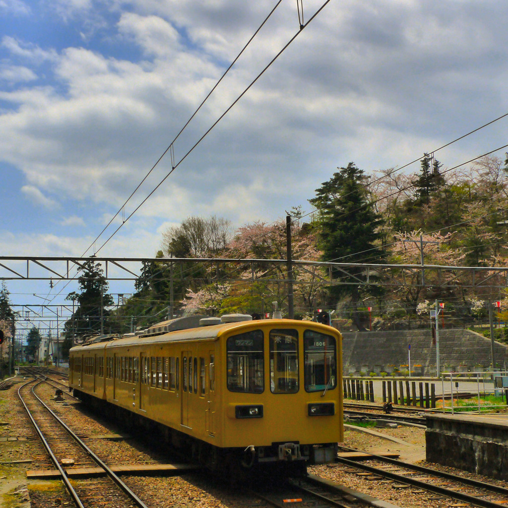 近江鉄道　八日市駅にて