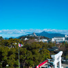 冬の晴れた日曜日