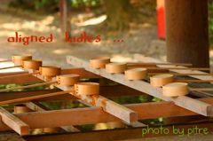 aligned ladles ...