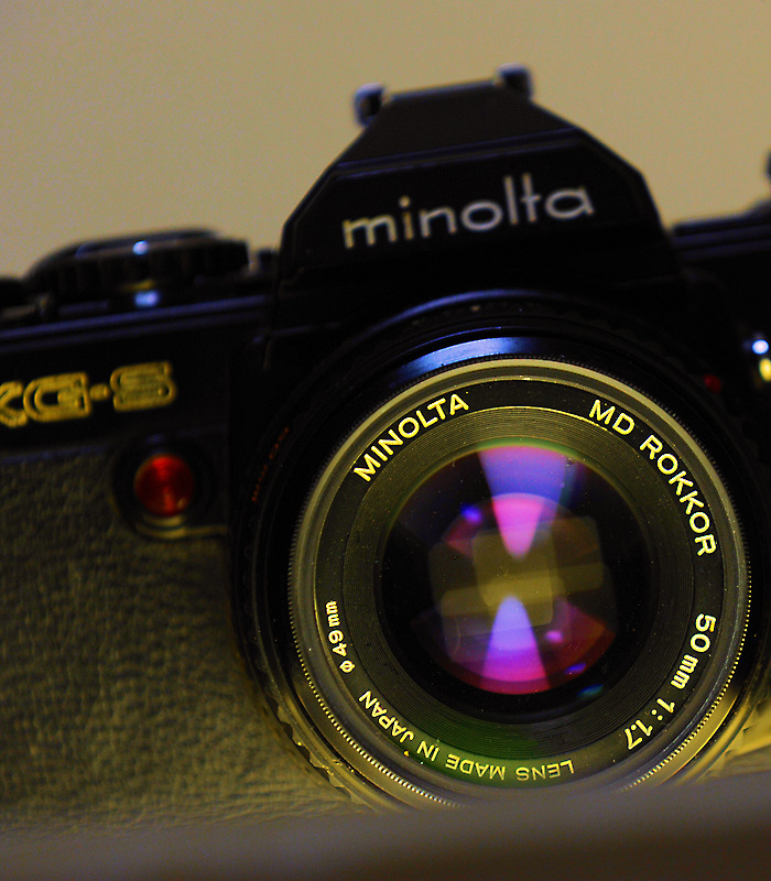 minolta XG-S + MD Rokkor 50mmF1.7