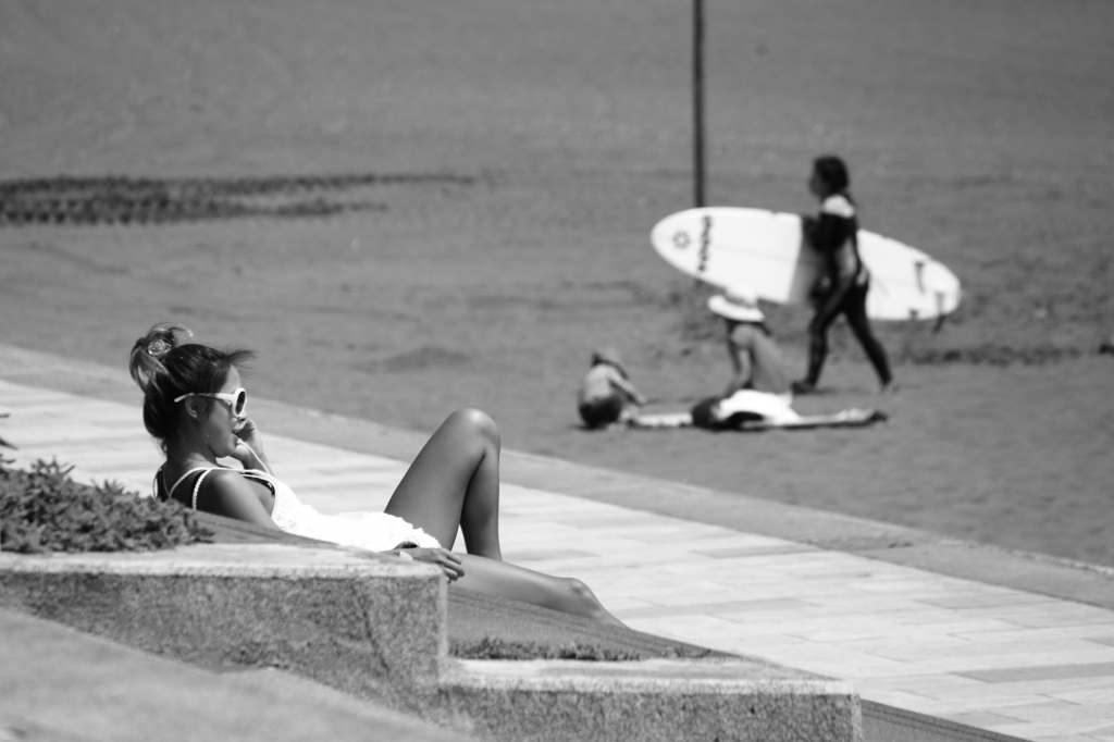 A summer girl