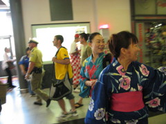 Kimonoed Supporters