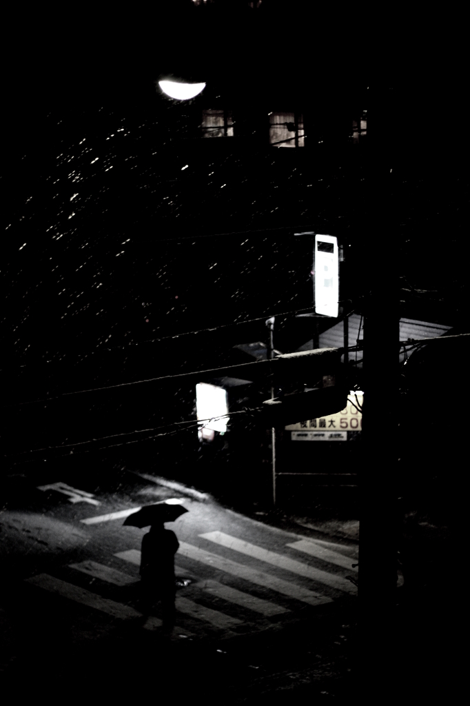 雪が降る夜