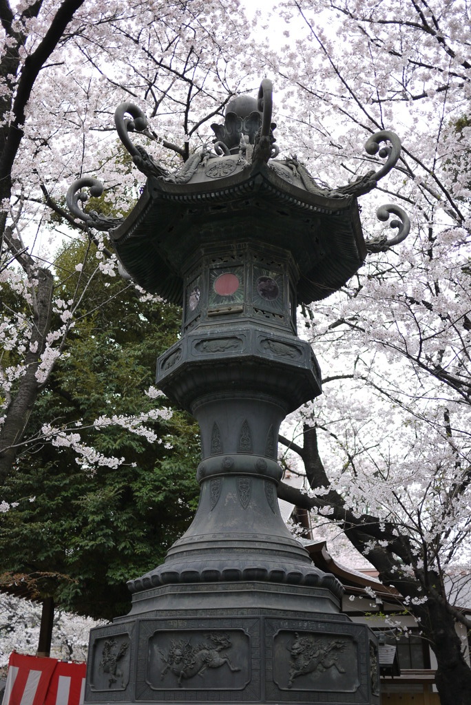 靖国神社にて