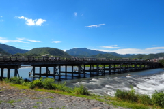 夏の渡月橋(1)