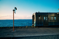 予讃線夕景（1）