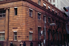 洋風の古い街並みにはフィルムが似合う