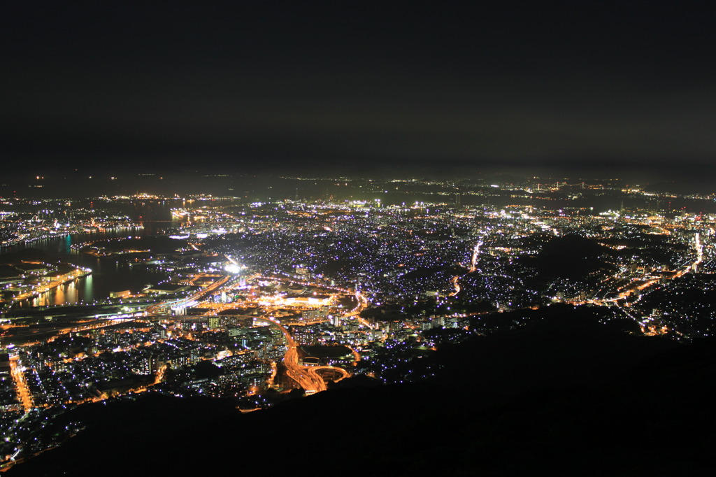 夜景 in 皿倉山