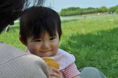 公園にて
