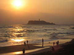 夕日