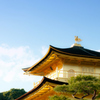 晴天の金閣寺