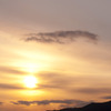 琵琶湖の夕暮