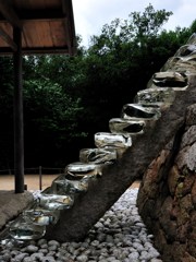 神の社に続く階段