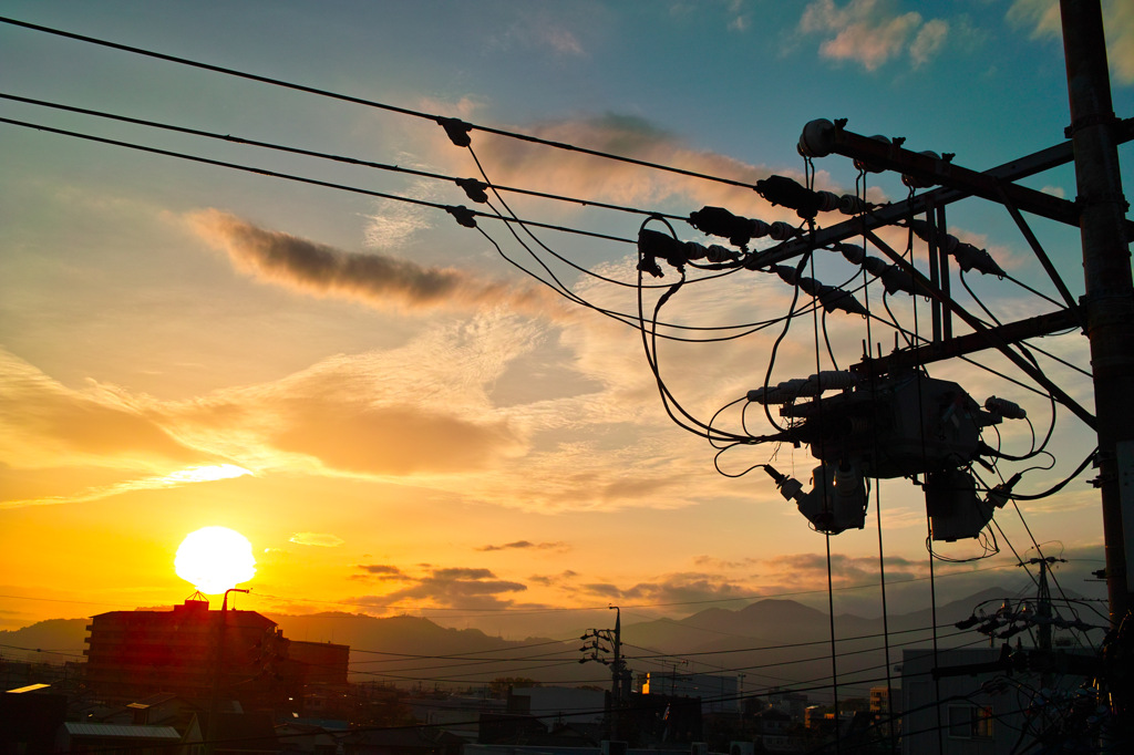 夕陽