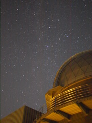 天文台とカシオペア