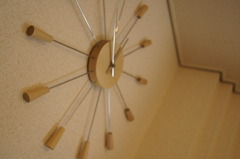 woody clock