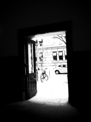 Outside