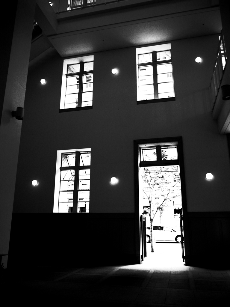 Outside