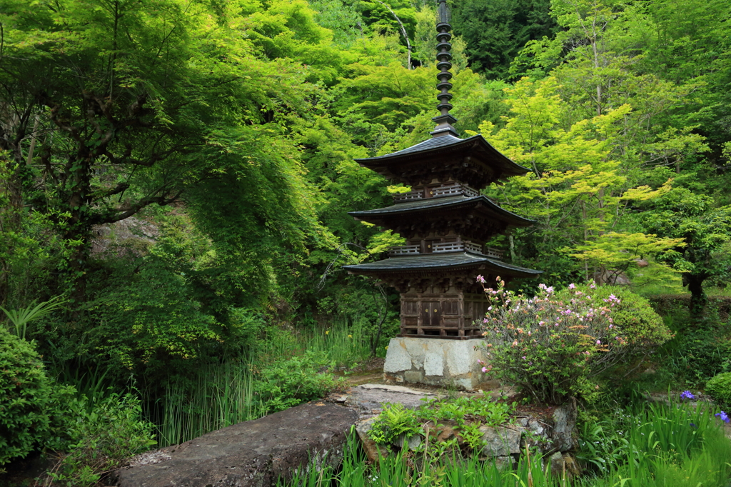 山寺の塔