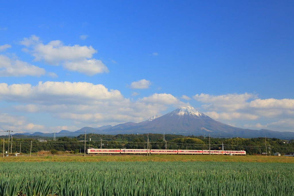 大山を駆け抜ける