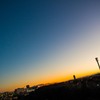 夕暮れ。