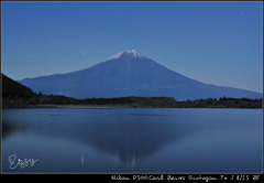 田貫湖の富士