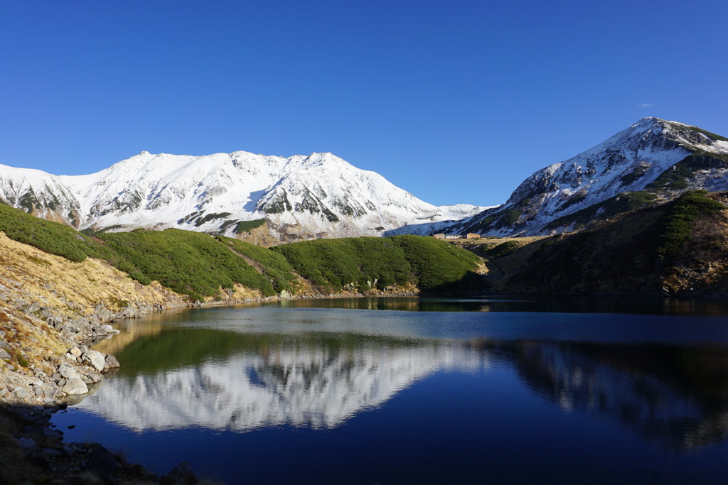 立山連峰とみくりが池