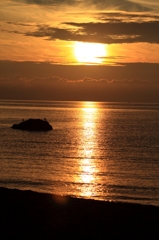 積丹の夕焼け