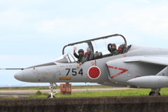 Ｔ-４練習機 パイロット