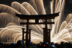 宮島水中花火大会③