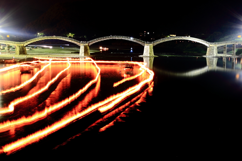 炎の錦帯橋 By レオ Id 写真共有サイト Photohito