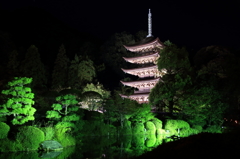 国宝瑠璃光寺五重塔