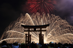 宮島水中花火大会⑧