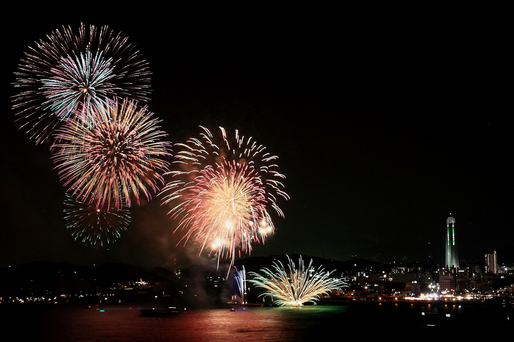 第29回関門海峡花火大会②
