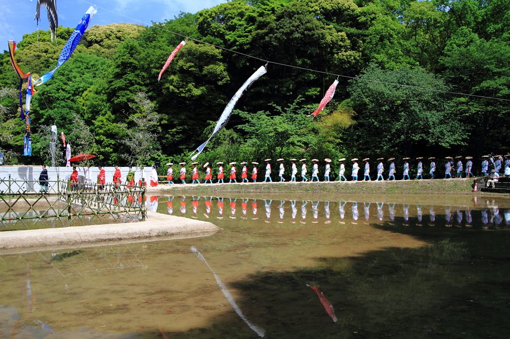 今から御田植祭