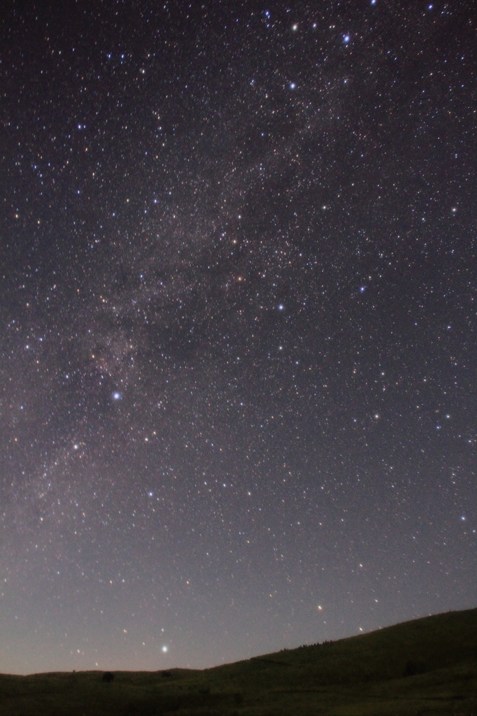 カルスト台地の星空