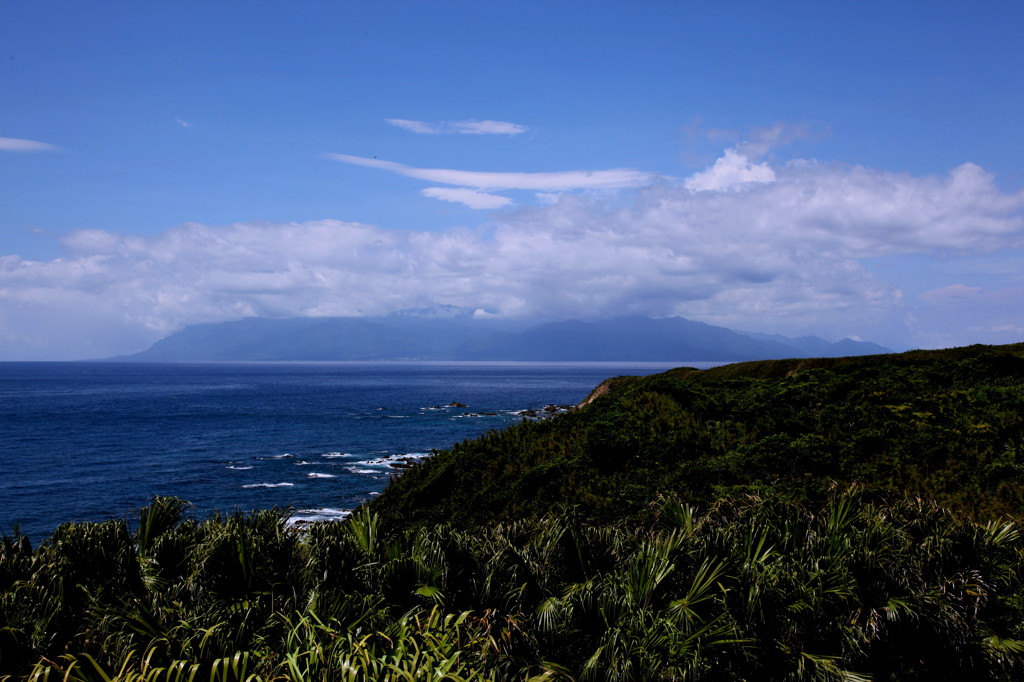 種子島から屋久島を望む