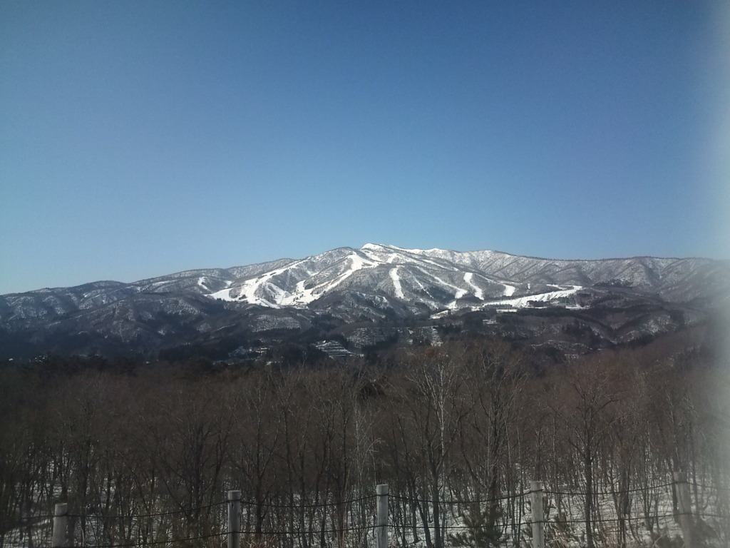 雪山（携帯でポチ♪）