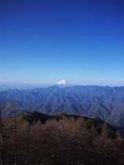 雲取山　山頂から