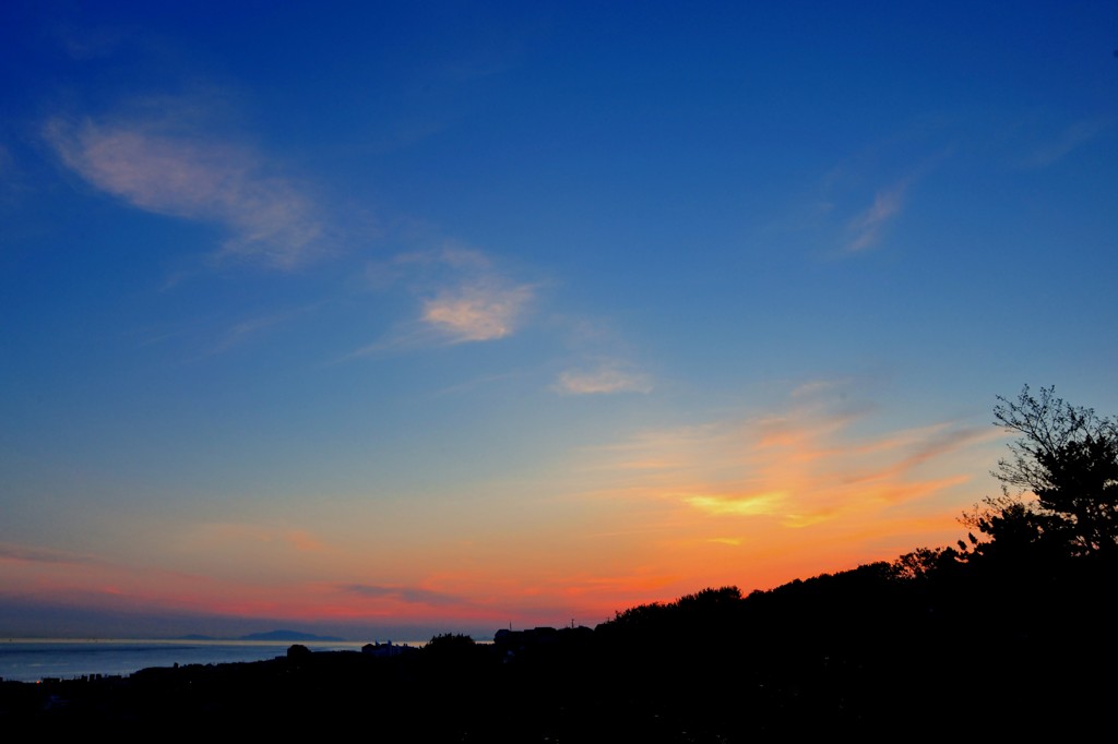 播磨灘夕景