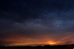 梅雨夕焼