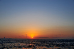 明石海峡の日の出