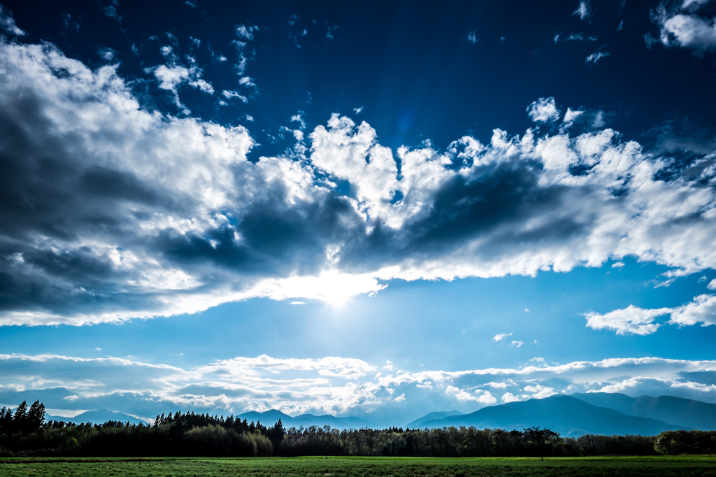 今日の空