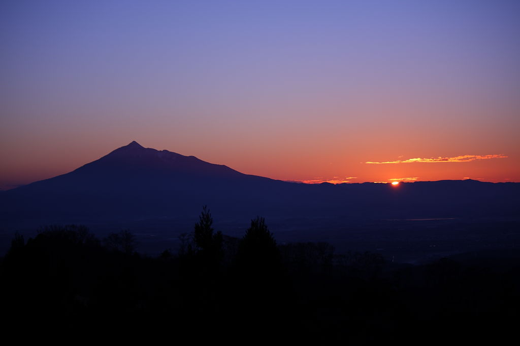 岩木山夕景Ⅰ