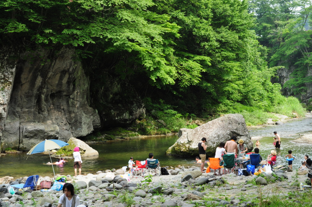 夏の川辺*