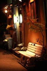 路地裏で