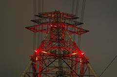 High voltage AC transmission towers