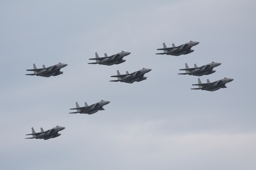 F-15編隊飛行